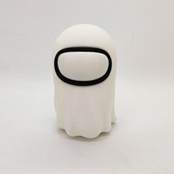 Among Us Ghost Hayalet Karakter Figür Beyaz Among Us Ghost Hayalet Karakter Figür Beyaz