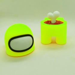 Among Us En Yeni Dizayn Karakter Figür Neon Sarı Among Us En Yeni Dizayn Karakter Figür Neon Sarı