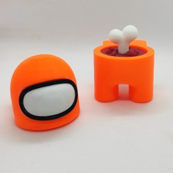 Among Us En Yeni Dizayn Karakter Figür Turuncu Among Us En Yeni Dizayn Karakter Figür Turuncu